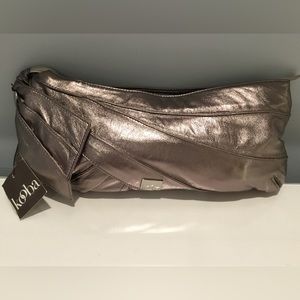 BEAUTIFUL KOOBA METALLIC  CLUTCH BAG NWT ORIG $345